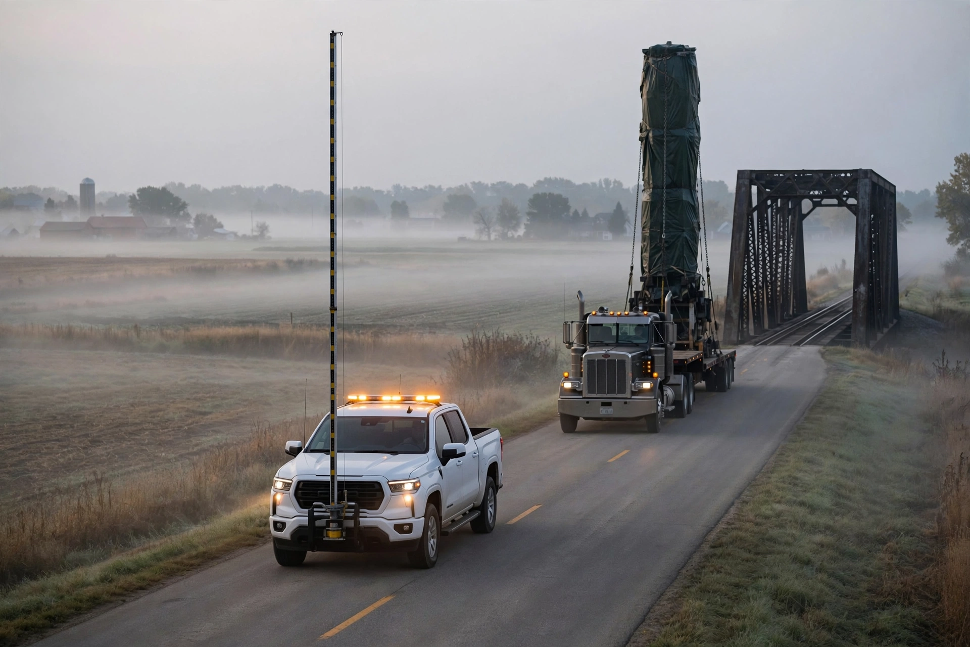 A and A Davis pilot car escort portrayal