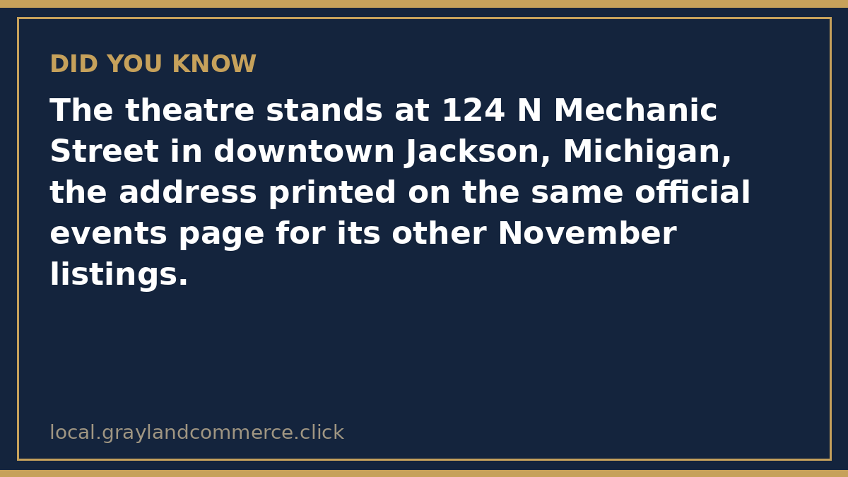 Fact card: tickets for The Claudettes at the Michigan Theatre of Jackson are listed at $30.17 to $82.70 on the official ThunderTix page