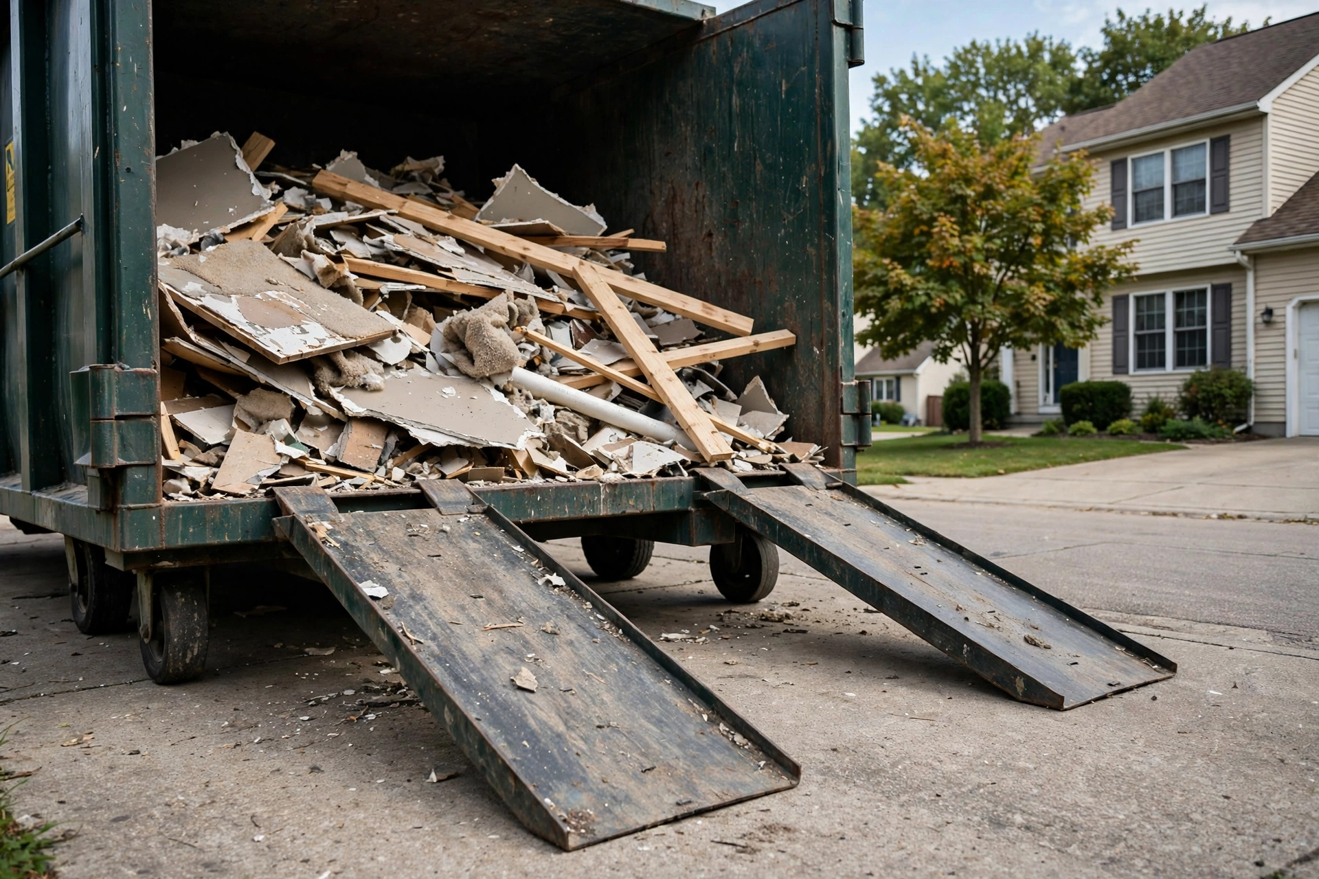 Get It Out Of Here Co dumpster container at work